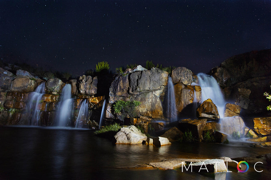 Waterfall at Night